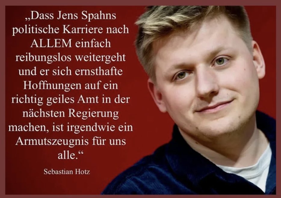 Das könnte der Micdrop des Tages sein! 🎤

#Spahn 
<a href="/elhotzo/">E L   H O T Z O</a>