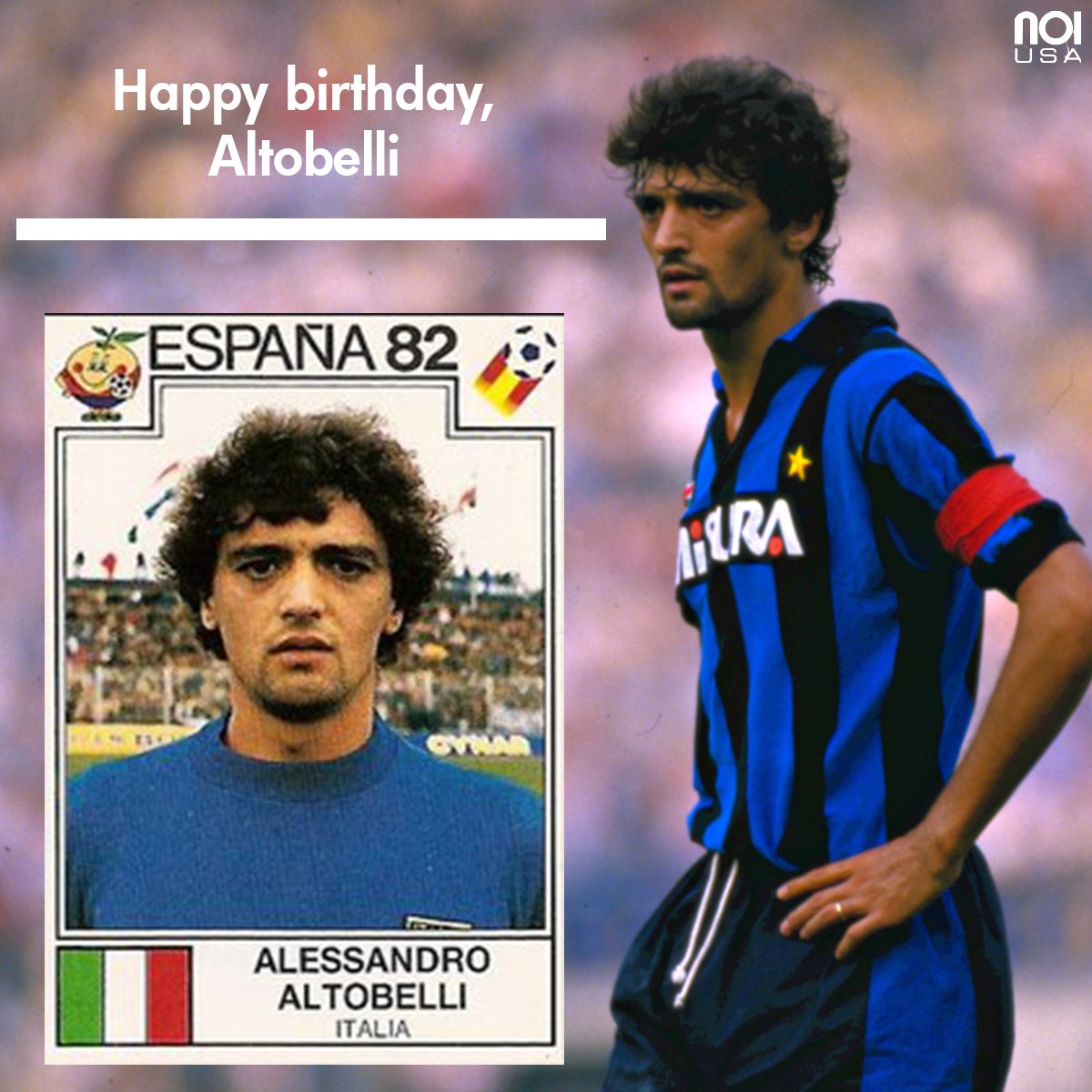 paniniWCUSA's tweet image. 🎉 Happy Birthday, Alessandro Altobelli! A World Cup champion and Inter legend. Thanks for the unforgettable goals! 🇮🇹⚽️ #Spillo #Panini
