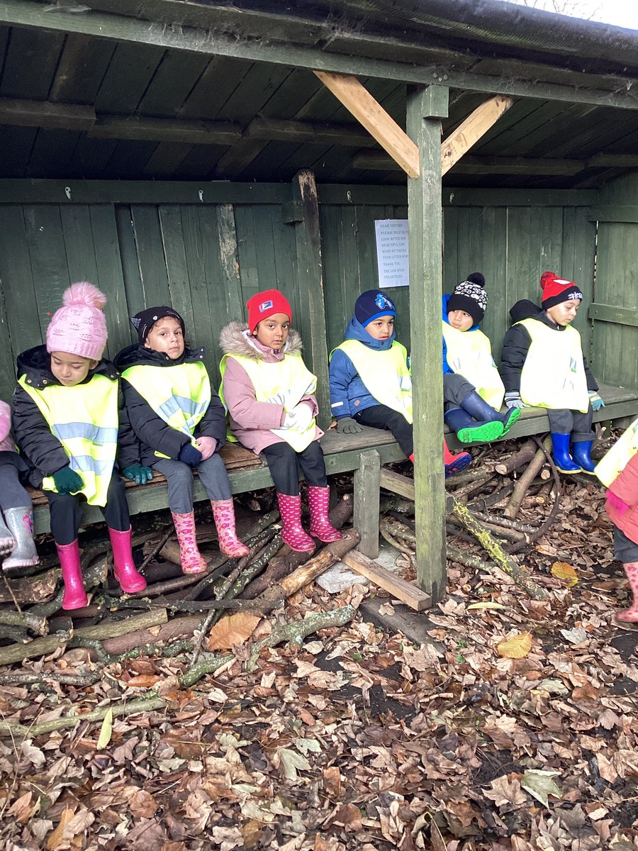 ECS_Keighley's tweet photo. This week in nursery we have been reading the book Red Riding Hood. They went to Riddlesden woods to find the big bad wolf. They were able to retell the story and find the characters in the woods. #50TTDBradford #34WoodlandWandering #41WaterFeature #stickylearning #bigbadwolf https://t.co/LyN46Bxm6N
