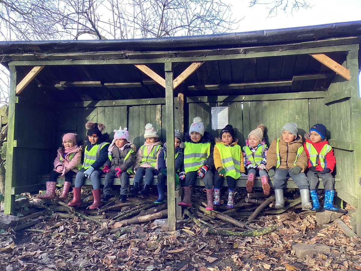 ECS_Keighley's tweet photo. This week in nursery we have been reading the book Red Riding Hood. They went to Riddlesden woods to find the big bad wolf. They were able to retell the story and find the characters in the woods. #50TTDBradford #34WoodlandWandering #41WaterFeature #stickylearning #bigbadwolf https://t.co/LyN46Bxm6N