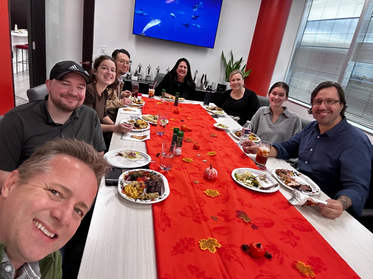 SpireAgency's tweet image. This #Thanksgiving, we’re grateful for our amazing team and clients who inspire us daily. Thank you for being part of our journey. Wishing you all a warm and joyful holiday!

#Thankful #SpireAgency #Teamwork #HappyThanksgiving