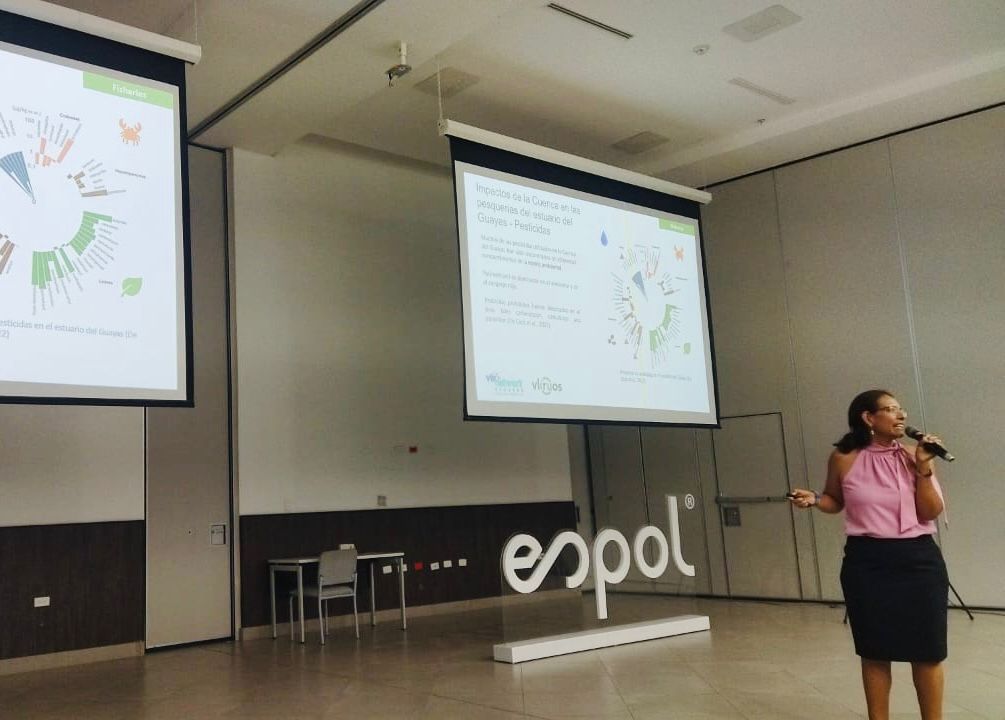 CipatEspol's tweet photo. #EventosCIPAT| La mesa temática "Ecosistemas Costeros", del Foro de los Recursos Hídricos, abordó ponencias sobre los desafíos ambientales de ecosistemas costeros por parte de profesores de ESPOL, el Ing. Franklin Ormaza, PhD e Ing. Indira Nolivos, PhD.
https://t.co/g2ZcP967yq https://t.co/tFtzBY6UoO