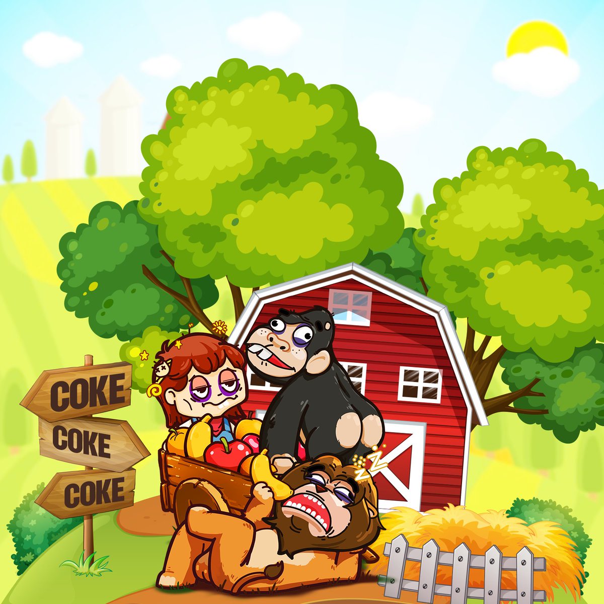 Every tap adds a new leaf—keep your farm bursting! 🍃🍎