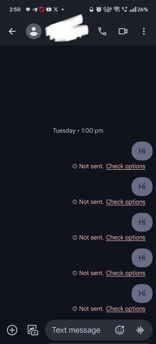 jodahtar's tweet photo. @OnePlus_IN can't send sms from my 1+12r, whereas switching other devices the sms service is working properly. Unable to link upi
Can u help me https://t.co/jf9ZSSuhW6