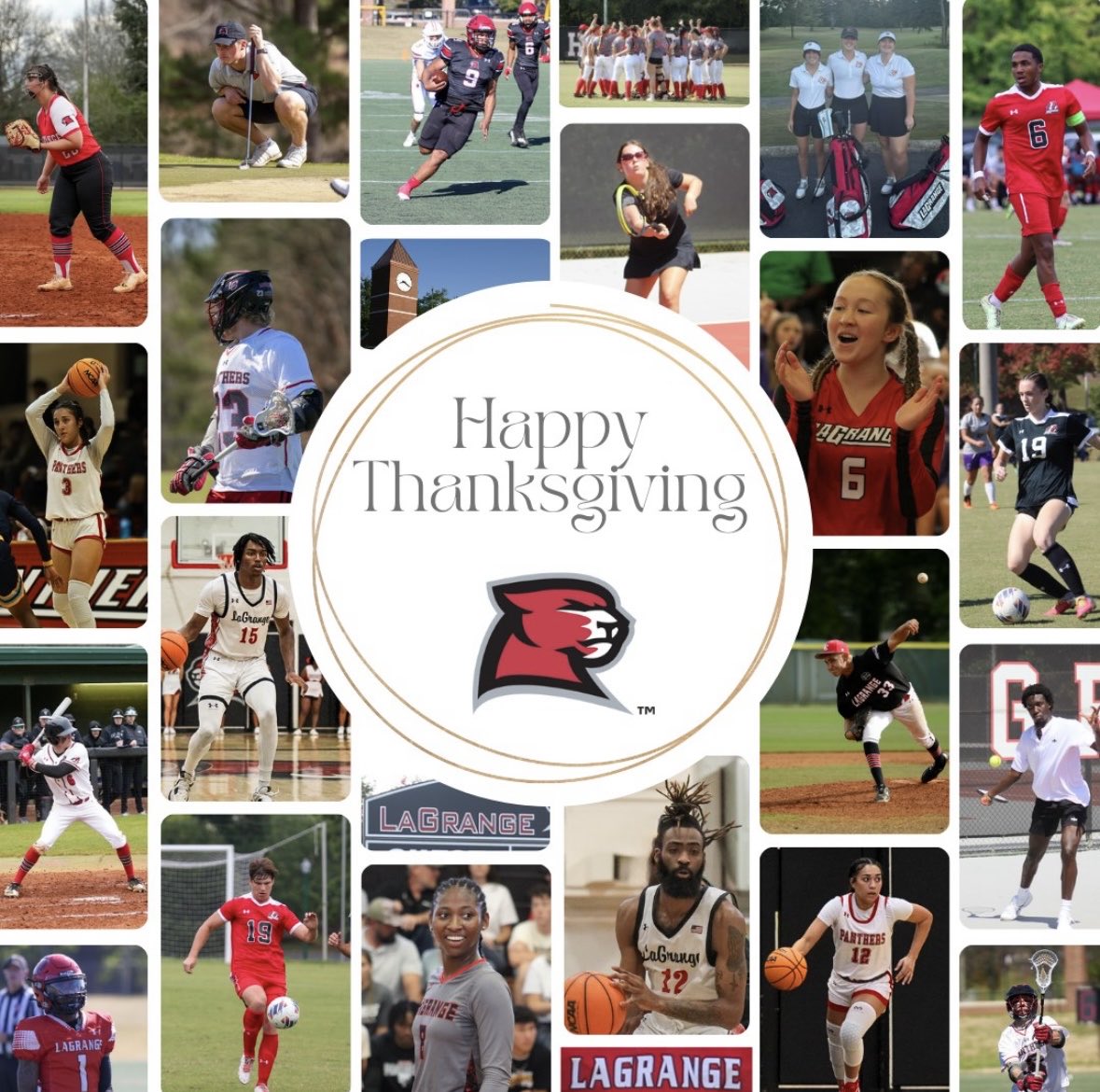 From all of us at LaGrange College Athletics, we wish you and your loved ones a very happy Thanksgiving!