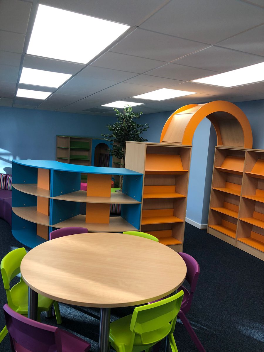 richards_st's tweet image. Our stunning new library space is installed and ready to be filled with beautiful books 📚 we are so proud of all the fundraising efforts from our school community. The children will be thrilled to have this calming space to read for pleasure. #libraryspace #ldbs @LDBSLAT