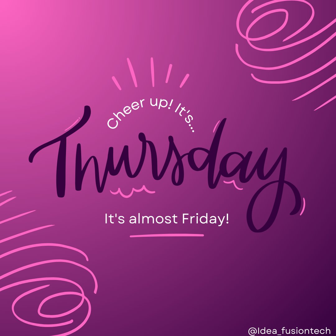 TechByFay's tweet image. Thriving through thursday 💪✨