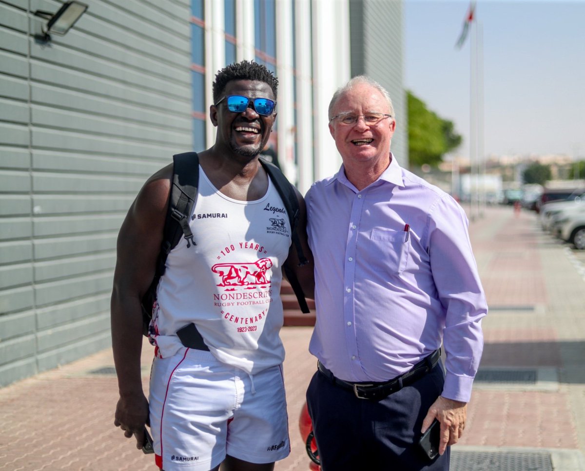 LegendsNondies's tweet photo. A massive thank you to Dubai English Speaking College (DESC) for hosting us today for our captains run. A fantastic world class facility #Dubai7s 📸 @rugby_agency https://t.co/KtqRUy8zQi