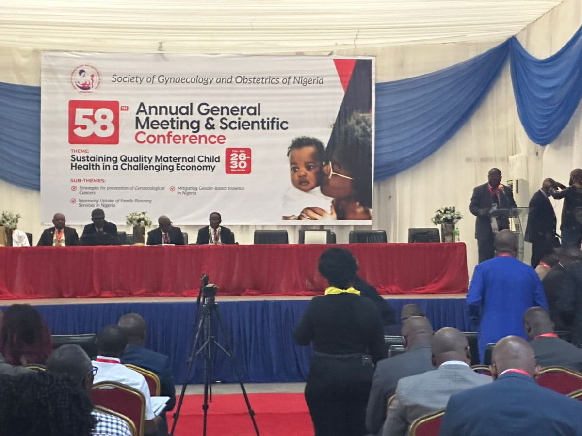 Day 1 SOGON Annual General Meeting and Scientific Conference, themed:
“Sustaining Quality Maternal and Child Health in a Challenging Economy.”

📍 Venue: Ibom Hall, IBB Avenue, Uyo
📅 Date : 28th Nov 2024 

#SOGON2024 #MaternalHealth HealthcareInnovation #EventSolutions