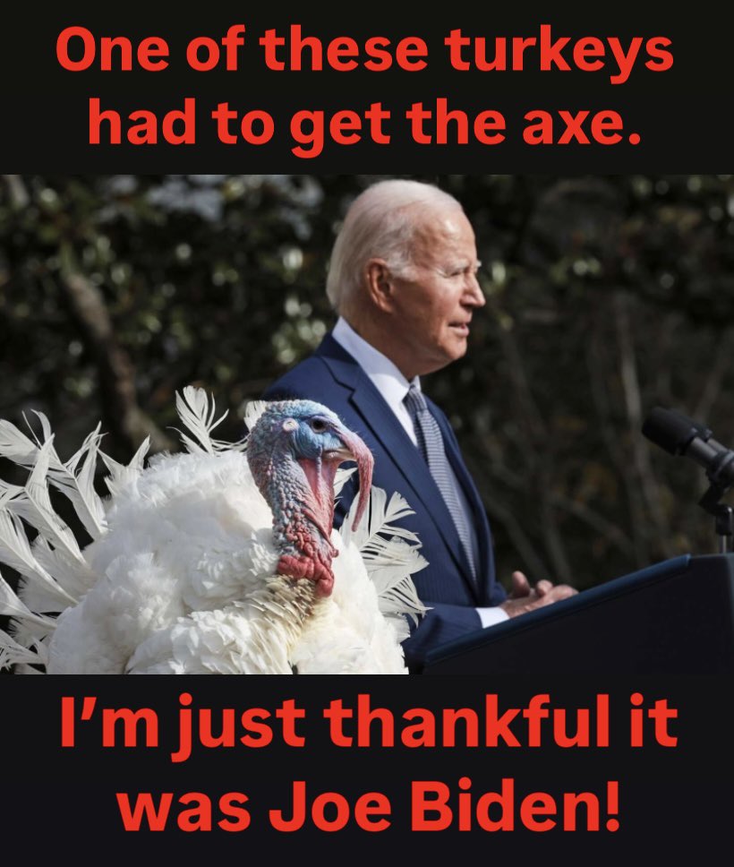 MrMeanMeme's tweet image. It’s only right that we spare the one with the higher IQ.  #JoeBiden #axed #lowiq #HappyThankgiving #TrumpWON2024 #AmericaFirst #MAGA