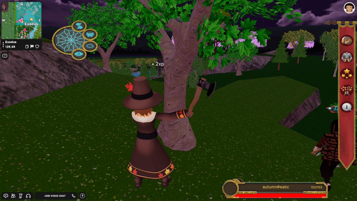 Amy Pioneered the Metaverse and changed her name to Autumn. Happy Thanksgiving! 🦃 

Collect your free Pilgrim Skin at Exodus!