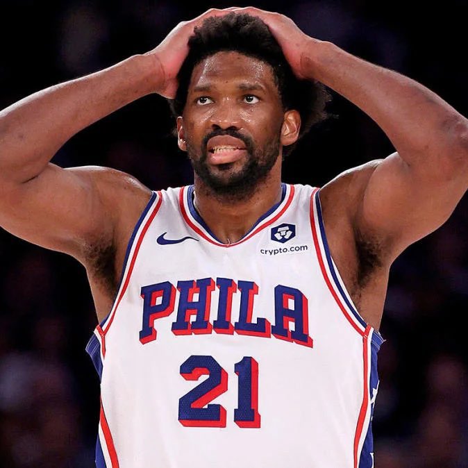 NBACentel (@thenbacentel) on Twitter photo Joel Embiid OUT for Thanksgiving dinner after a turkey-carving elbow strain, but questionable for dessert.
(Via <a href="/SharmsCharania/">PARODY ACCOUNT</a>) Joel Embiid OUT for Thanksgiving dinner after a turkey-carving elbow strain, but questionable for dessert.
(Via <a href="/SharmsCharania/">PARODY ACCOUNT</a>)