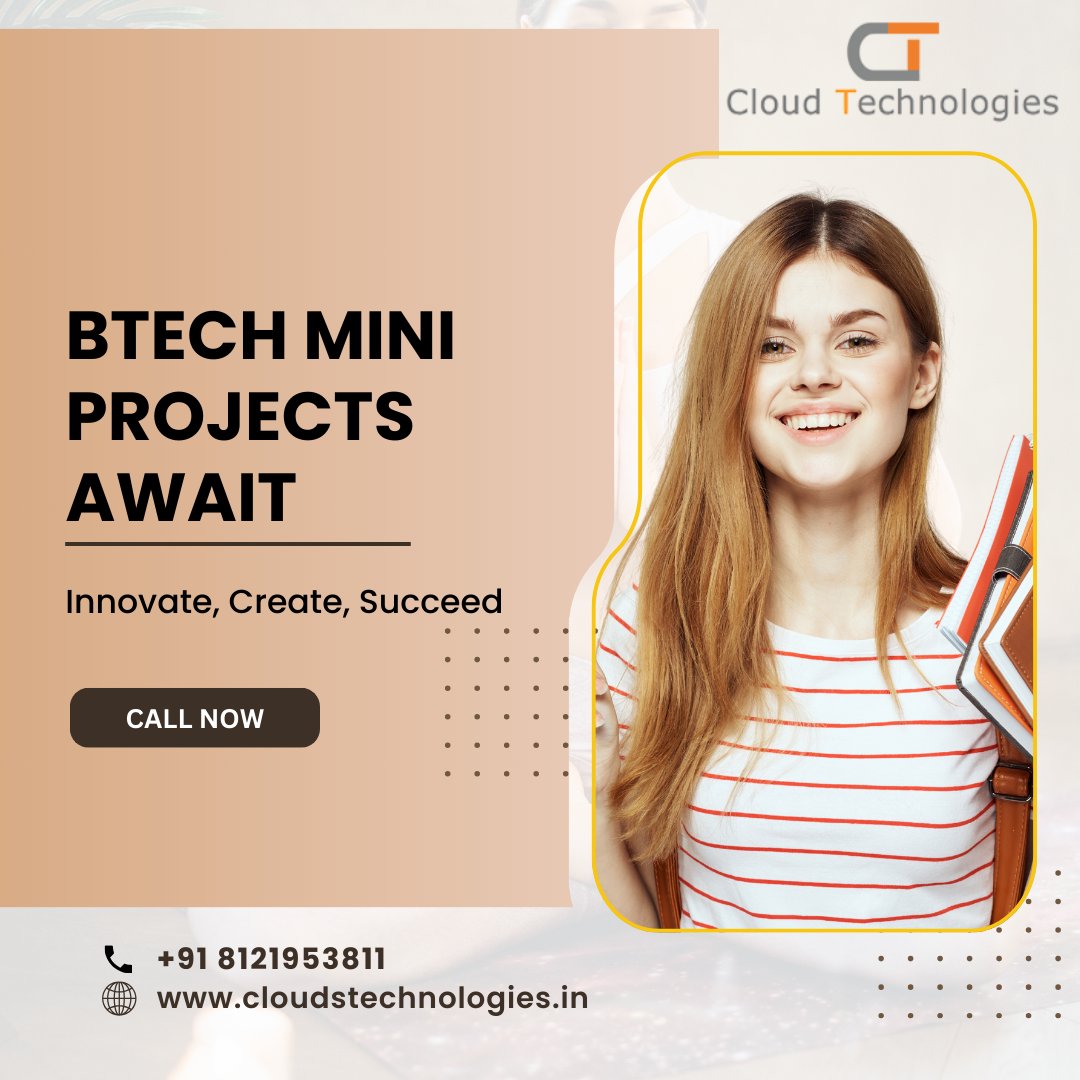 cloudtechpro's tweet image. 🌟 BTech Students! 🚀 Ready to innovate and succeed? Explore mini-projects tailored just for you! 💡 Boost skills, create impact, and shape your future.
Mobile: +91 8121953811

#IEEEminiprojects #btechminiprojects #cseminiprojects #miniprojects #Majorprojects #cseprojects