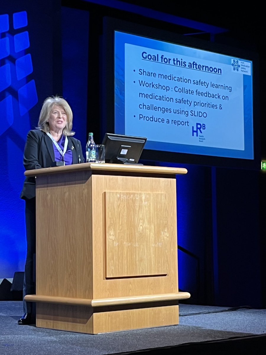 ⁦<a href="/NiamhOHanl/">Niamh O'Hanlon</a>⁩ ⁦kicking off two days of #MedicationWithoutHarm learning and sharing at Dublin Castle. Delighted we in ⁦@NationalQPS⁩ are able to collaborate with ⁦<a href="/RCSI_PopHealth/">RCSI School of Population Health</a>⁩ ⁦<a href="/hrbireland/">HealthResearchBoard</a>⁩  and ⁦<a href="/IMSN_ie/">IMSN</a>⁩ to bring this to life