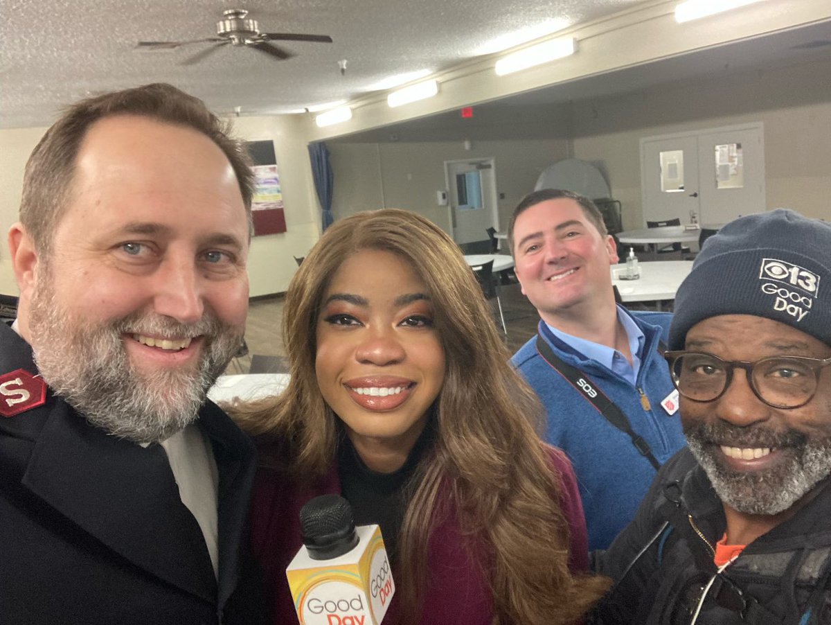 Happy Thanksgiving from the Salvation Army. Off to a great morning seeing volunteers and staff prep 500 hot meals to those in need 🦃☀️!