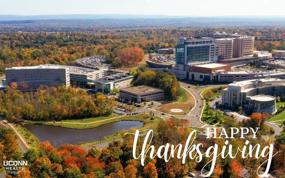 UConnVascular's tweet photo. Happy Thanksgiving! 🦃
Wishing you a day filled with gratitude, laughter, and cherished moments with loved ones. https://t.co/Ggk26IZX0a