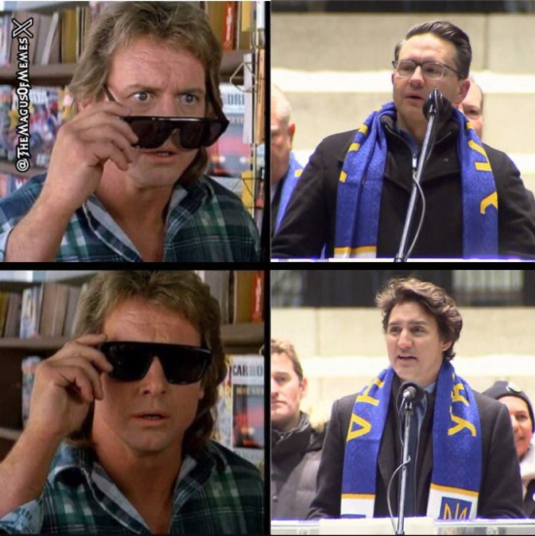 Pandering Pierre supports getting us involved in a proxy war between imperialist US neocons and Russia that risks escalating into a world war. 

And he even denounced the Liberals for not sending enough weapons and billions of dollars to Zelensky. 

He is NOT Canada First 🇨🇦.