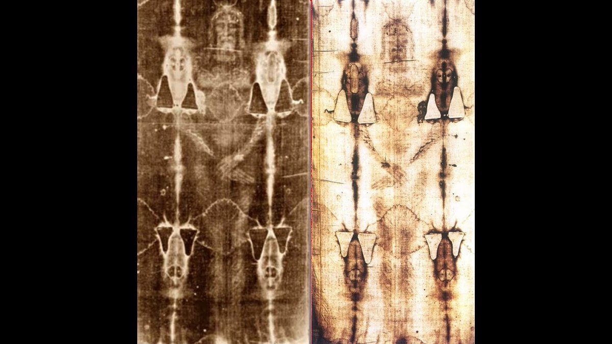 delier74781's tweet image. Le linceul dans lequel il a été enveloppé  1,2 ou 3 jours max, montre ses traits, sa taille ( 1.83 m ), son poids ( 77 kg ), les 39 coups de fouet traditionnels, les traces de sang, de sueur, les marques de la résurrection ... etc ... plein d'études passionnantes là-dessus !! 😎