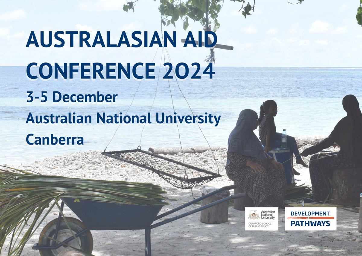 Development Pathways (@devpathways) on Twitter photo We will be in Canberra for the 2024 Australasian Aid Conference next week! If you're there, come find our booth or join us for a panel discussion on the intersections of climate change and social protection systems, with <a href="/JustKIDDing_DP/">Stephen Kidd</a> presenting.
@WeAreDTGlobal <a href="/OPMglobal/">Oxford Policy Management</a> We will be in Canberra for the 2024 Australasian Aid Conference next week! If you're there, come find our booth or join us for a panel discussion on the intersections of climate change and social protection systems, with <a href="/JustKIDDing_DP/">Stephen Kidd</a> presenting.
@WeAreDTGlobal <a href="/OPMglobal/">Oxford Policy Management</a>