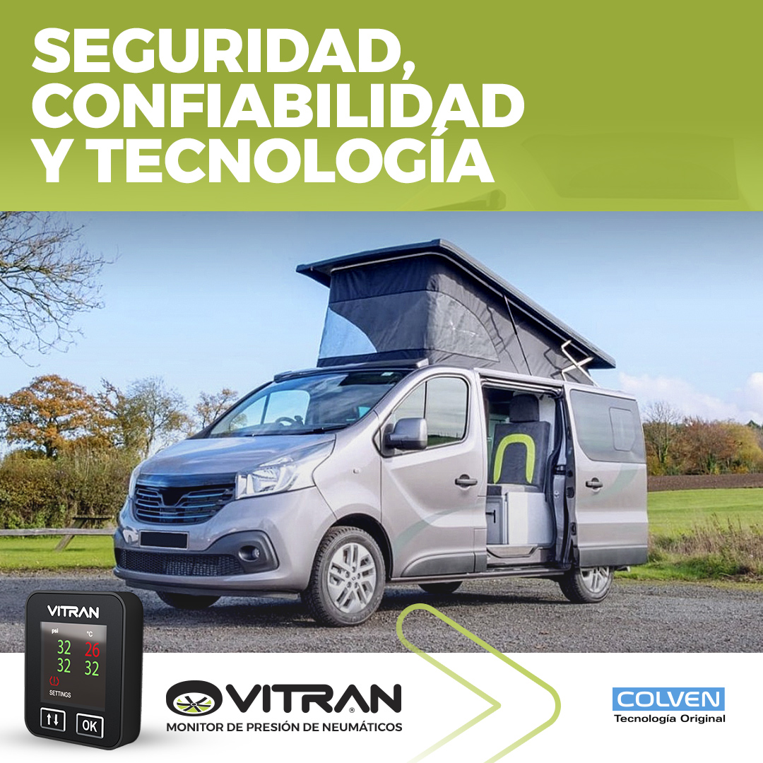 mpvitran's tweet photo. Cuida de tus neumáticos y viajá tranquilo con VITRAN🛞
👉🏻 El monitor indica la presión y temperatura de los neumáticos mediante números, colores y una alarma alertando cualquier disminución o aumento anormal📈
#Vitran #Argentina #Autos #Neumáticos #Viaje #Seguridad #COLVEN https://t.co/0QW0nQRNX8