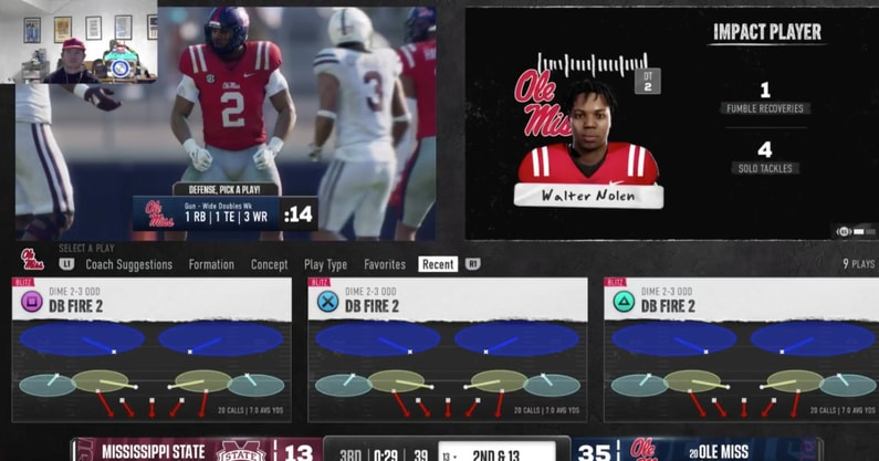 Get ready for Friday's Egg Bowl with the @OMSpiritOn3 NCAA 25 Twitch play-through 🎮🦃

📺 youtube.com/watch?v=x7-82h…

🗞️ on3.com/teams/ole-miss…
