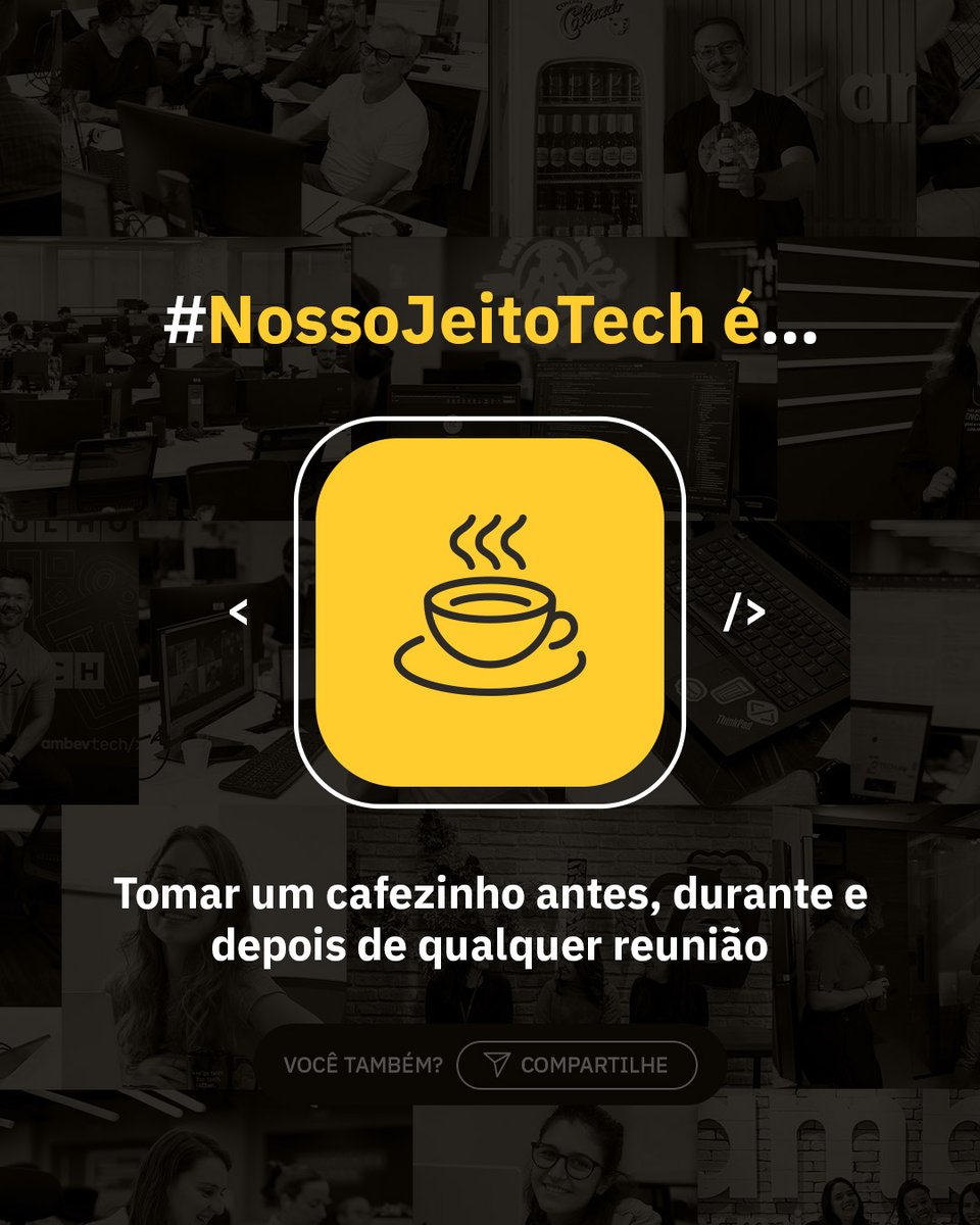 ambevtech's tweet image. Vem conhecer um pouquinho mais do #NossoJeitoTech aqui no hub de tecnologia da Ambev!

#TechAndCheers #NossoJeitoTech #AmbevTech