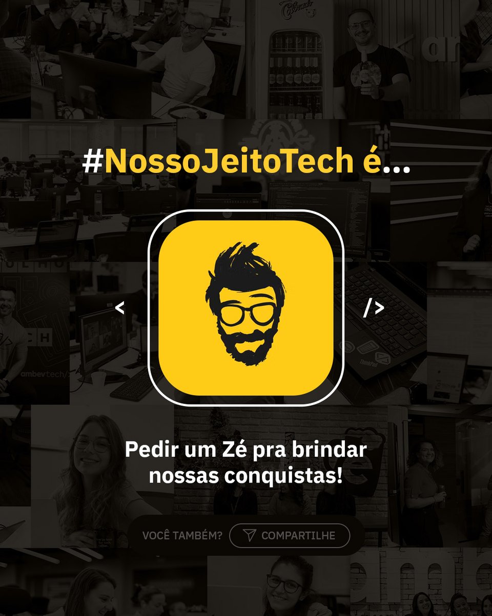 ambevtech's tweet image. Vem conhecer um pouquinho mais do #NossoJeitoTech aqui no hub de tecnologia da Ambev!

#TechAndCheers #NossoJeitoTech #AmbevTech