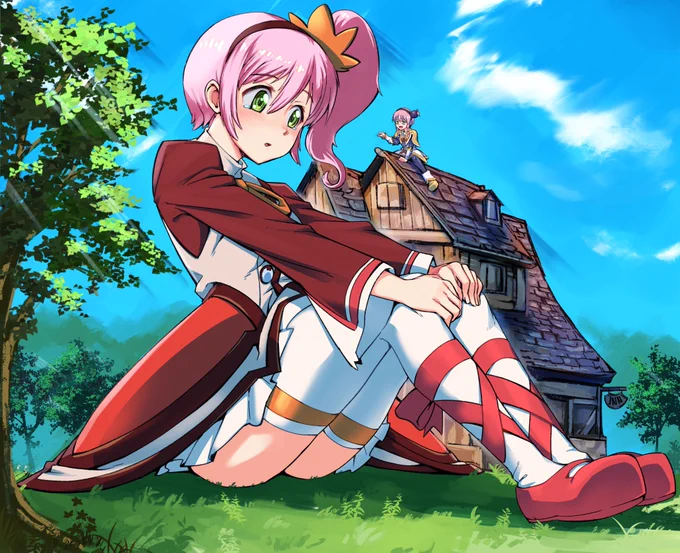 #いいニーハイの日 Skeb依頼品でごんす 