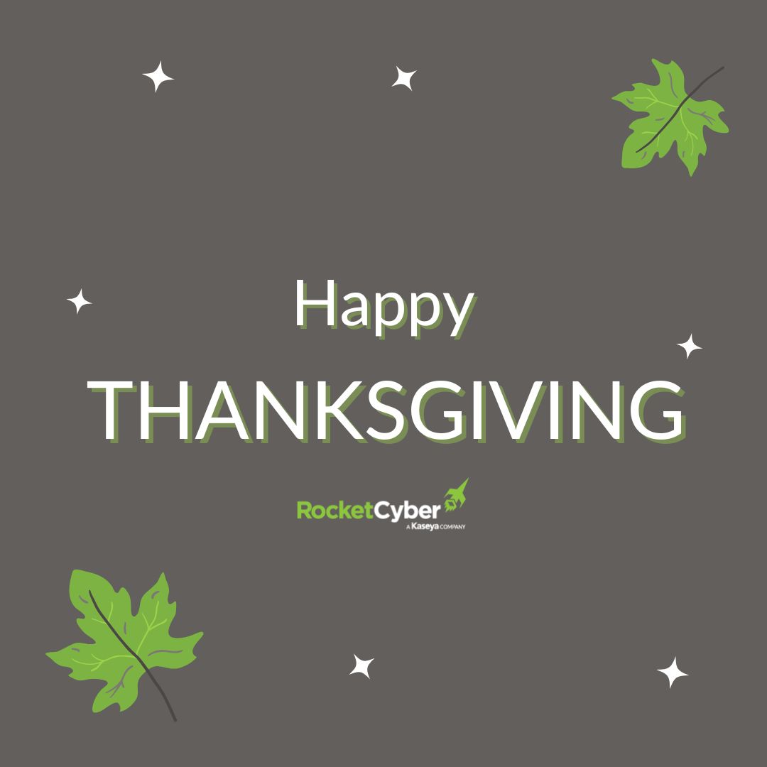 Wishing you a Thanksgiving filled with joy, gratitude, and all the mashed potatoes you can eat. 🥔🦃

#Thanksgiving #Cybersecurity #PeaceOfMind #BusinessProtection