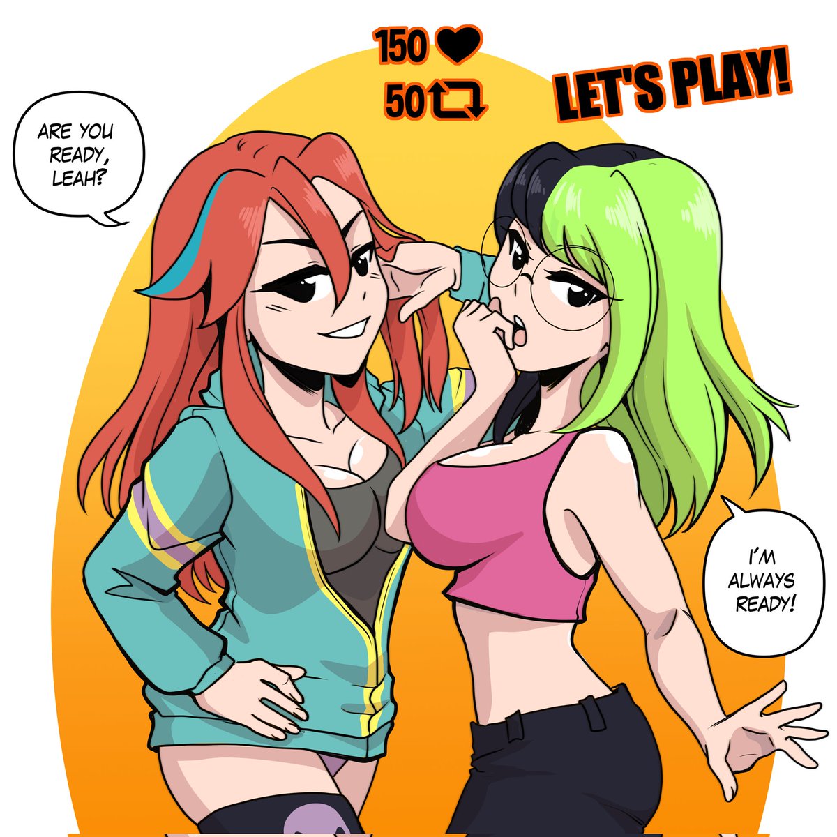 OneVsThree's tweet image. Andrea &amp;amp; Leah's Strip Game (Round 1) - One Vs. Three

Let's play!
Or support us on Patreon! 
#onevsthree @bigtittygothegg