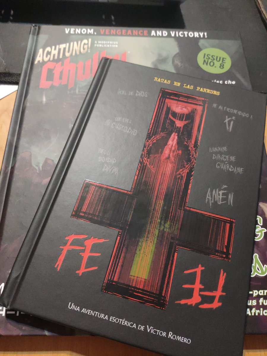 SectariosO's tweet image. Cositas de @TesorosdlMarca y @TheHillsPress . Seguramente el paquete mejor envuelto que jamás me ha llegado 

#rol #HorrorCosmico #juegoDeRol