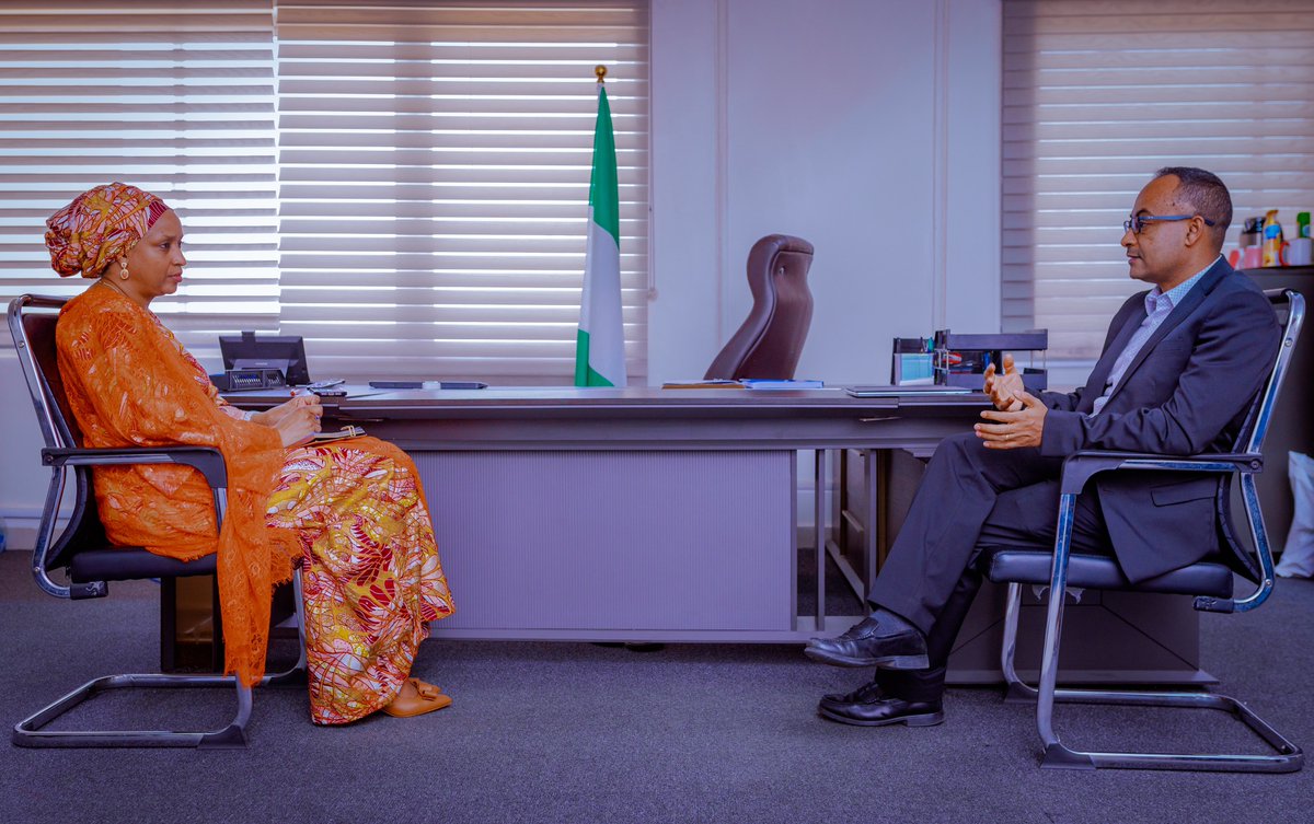 SamuelUbile's tweet photo. The Special Adviser to the President on Policy and Coordination and Head of the @CDCUPolicyFGN @hadizabalausman, today hosted the board of Big Win Philanthropy, led by its CEO, Dr. Kesete Admasu, along with key members Marcus Langley and Dr. Taye Balcha. https://t.co/pk4UABlVGB