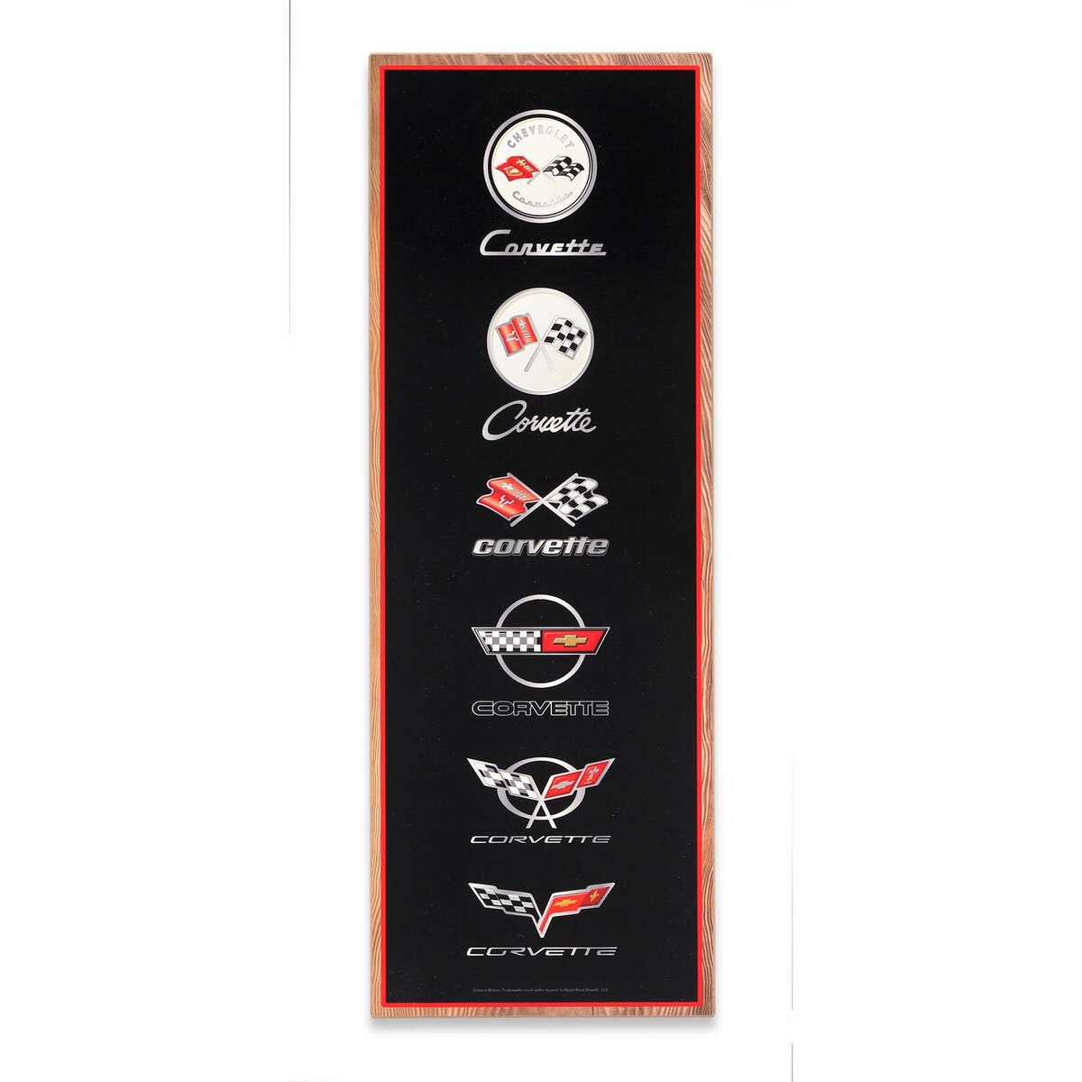 ClassicsPop's tweet image. Corvette fans, see the legacy evolve! The Corvette Logo Evolution sign brings the iconic emblems into one bold design. Perfect for longtime fans of America’s sports car! 🏎️ #CorvetteEvolution #ChevyStyle #AmericanIcon l8r.it/PczJ