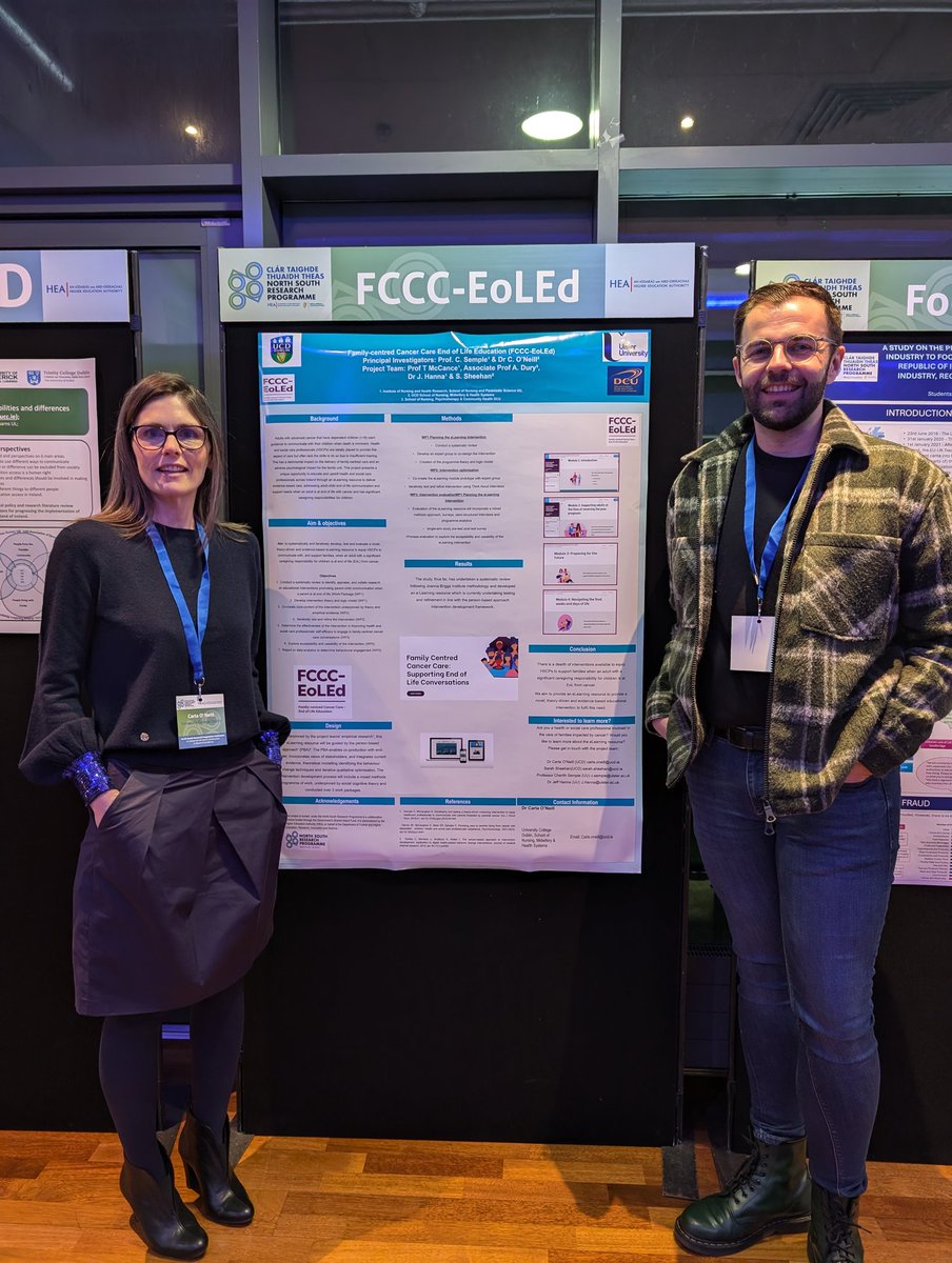 Cancer_Care_UU (@cancer_care_uu) on Twitter photo 👥 <a href="/drjhanna02/">Dr Jeff Hanna</a> & <a href="/carlaloneill/">Carla O'Neill</a> from the #FamilyCentredCancerCare team are <a href="/hea_irl/">HEA</a> #NSRPConference <a href="/CrokePark/">Croke Park</a> sharing the Team's 3 WPs: 1. developing, 2. testing and 3. evaluating an eLearning resource for professionals on EOL family-cent conversations
Fccceoled.com 👥 <a href="/drjhanna02/">Dr Jeff Hanna</a> & <a href="/carlaloneill/">Carla O'Neill</a> from the #FamilyCentredCancerCare team are <a href="/hea_irl/">HEA</a> #NSRPConference <a href="/CrokePark/">Croke Park</a> sharing the Team's 3 WPs: 1. developing, 2. testing and 3. evaluating an eLearning resource for professionals on EOL family-cent conversations
Fccceoled.com