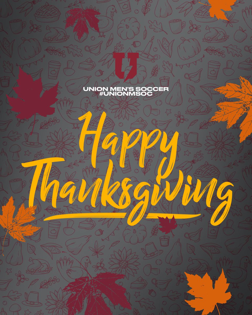 A Happy Thanksgiving from our family to yours! 🦃🍁
•
#UnionMSoc #OnlyForward
