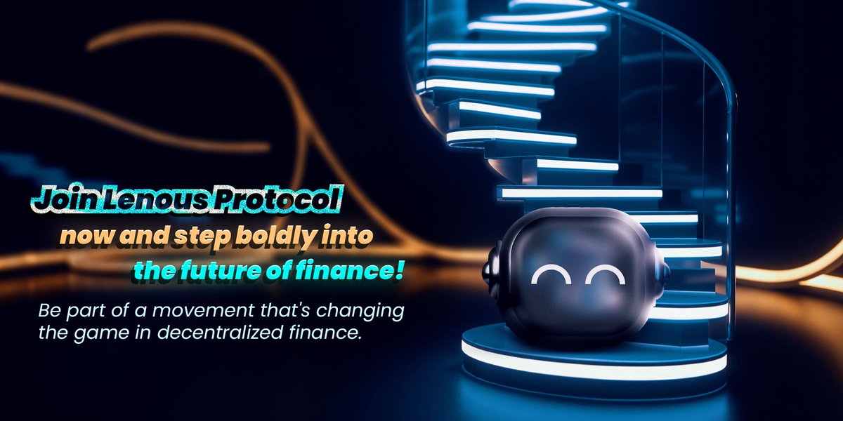 LenousDex's tweet image. 🔔 Join Lenous Protocol now and step boldly into the future of finance! 🌐 Be part of a movement that&apos;s changing the game in decentralized finance. Your journey starts here—let&apos;s embark on it together!

#Blockchain #Crypto #LenousProtocol