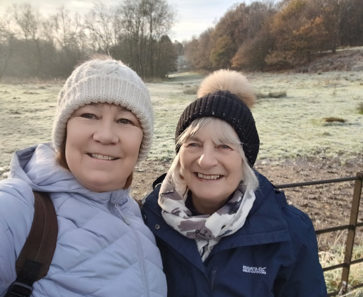 info_macmillan's tweet photo. It was a beautiful  wintery morning for our monthly walking support group today at Cuerden Valley Park. The team would love you to join us next year for a walk , talk, and coffee while enjoying the beautiful scenery. https://t.co/fmLY63X1ul