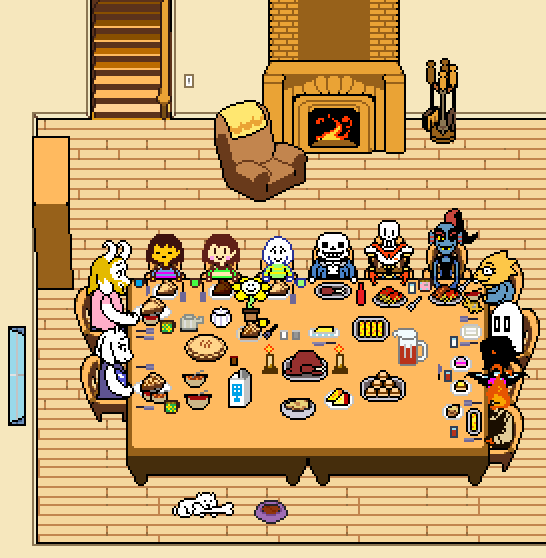 dapr_goat's tweet photo. Gm

And Happy Thanksgiving from the Dreemurr family and all of us from the Monster Kingdom https://t.co/nlIvEm9nz3