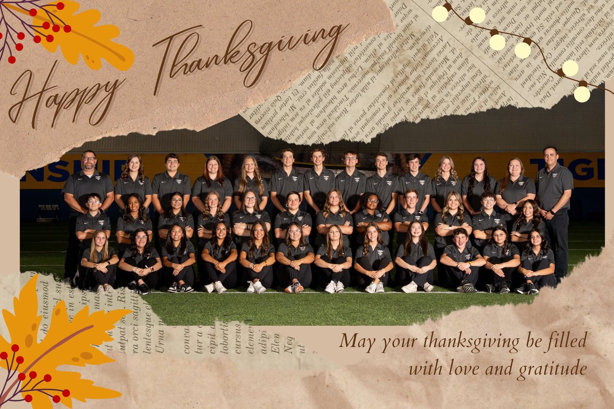 Happy Thanksgiving from the Frenship Sports Medicine Crew! We have so much to be thankful for – the love of our families, amazing friends, and the privilege to care for our incredible athletes. Wishing everyone a safe and joyful holiday filled with love, gratitude, and great food
