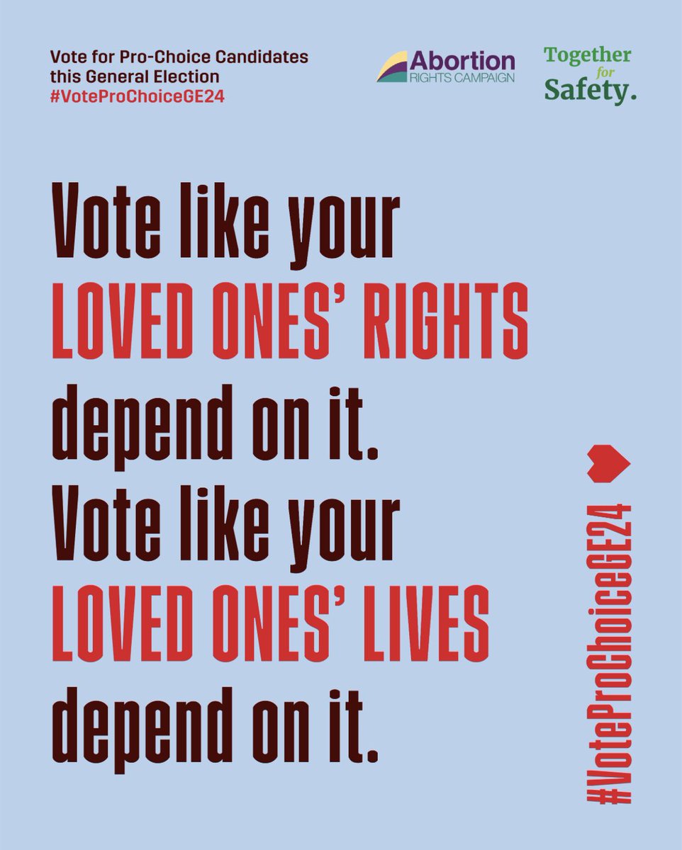 s1_tracey's tweet image. I&apos;ll only be voting for #ProChoice candidates in the general election! #VoteProChoiceGE24 #AbortionIsHealthcare 
#AbortionRights #MyBodyMyChoice