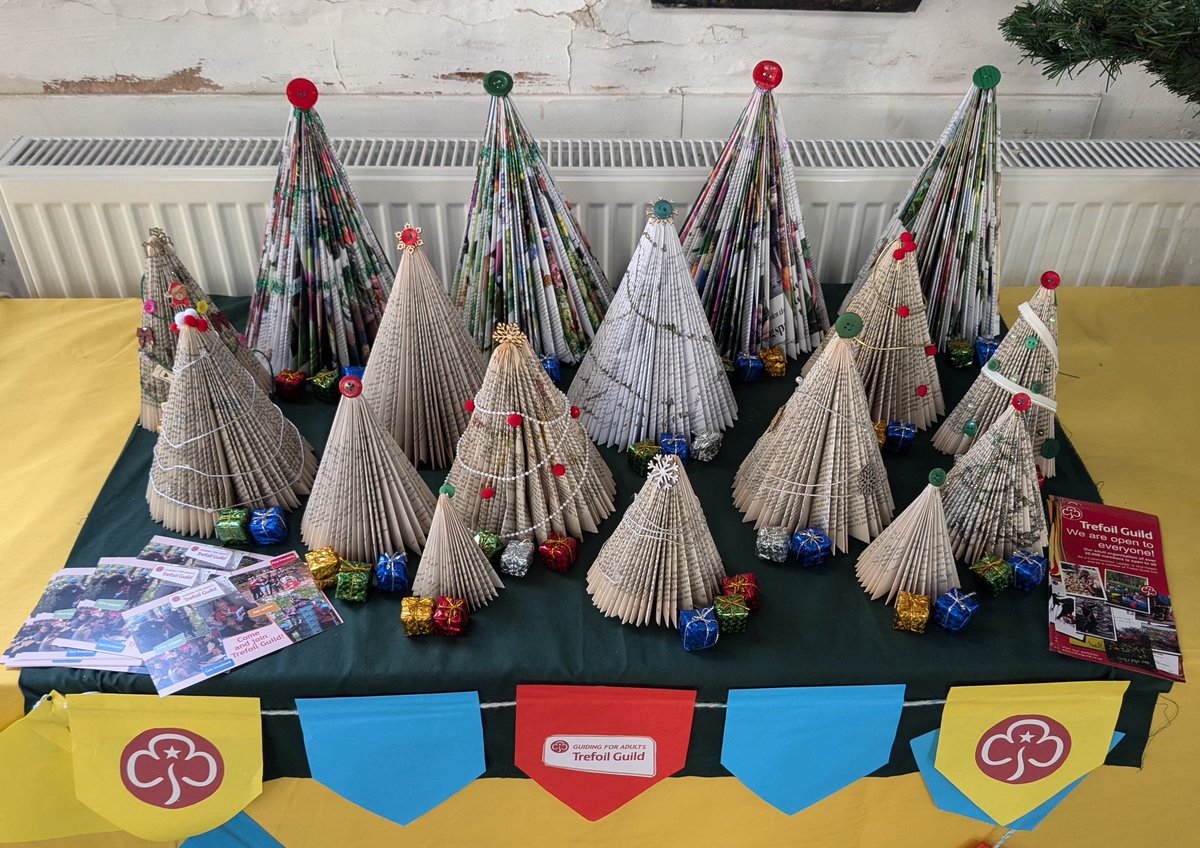 FAB Trefoil Guild’s trees at the Ampthill Christmas Tree Festival at St Andrew’s this weekend.