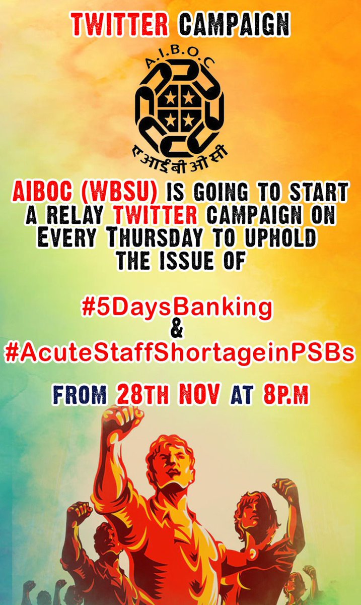 DebjitG78648620's tweet photo. @sanjaybpi @nsitharaman @pmo #5DaysBanking
#AcuteStaffShortageinPSBs
Our Demand Just Demand https://t.co/bb2vCjkd2o