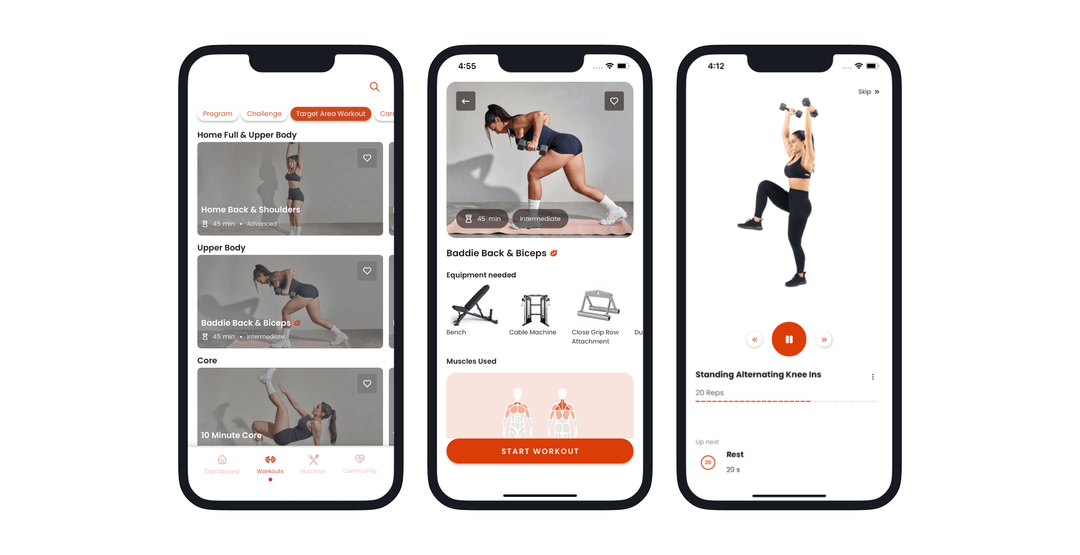 FlutterFlowで開発されたアプリを紹介▼

📱AllYou（オールユー）
フォロワー200万人のフィットネスインフルエンサー、Drea Thomasが手がける、

・カスタマイズ可能なワークアウト
・個別の食事プラン
・進捗管理機能

を提供するアプリです。