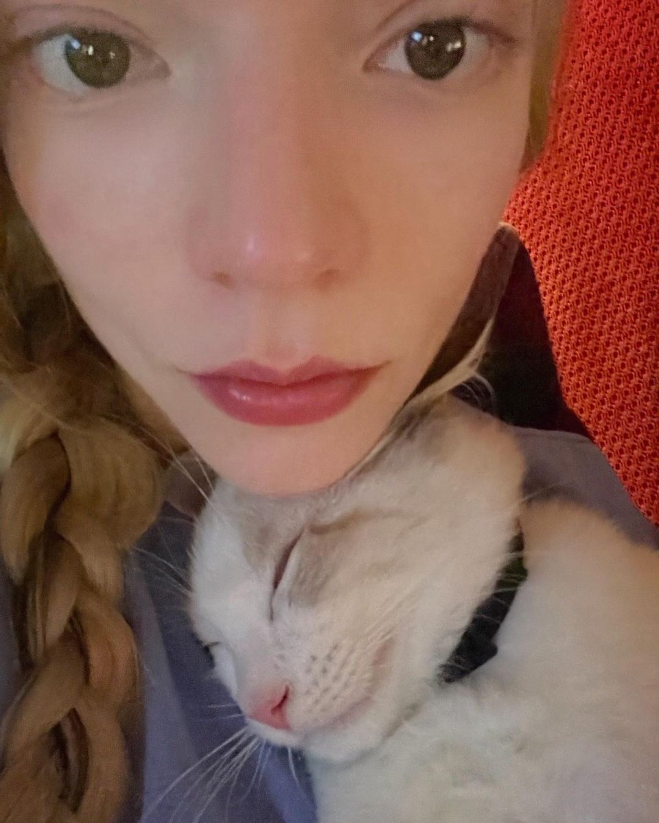 Anya Taylor-Joy - "There’s something magical about the quiet company of a cat—they remind me to take life slow and enjoy the little moments."