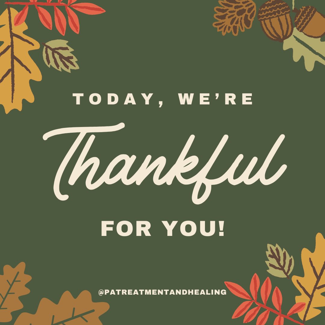 PATH_ToChange's tweet image. Happy Thanksgiving from PATH!🦃

We’re thankful for your trust and inspired by your courage. Thank you for letting us be part of your journey.🍂

Wishing you a day filled with gratitude and hope.🤎

#ThankfulForYou #Gratitude #CreatingaPATHForward #PATHtoHealing #PATHtoSuccess
