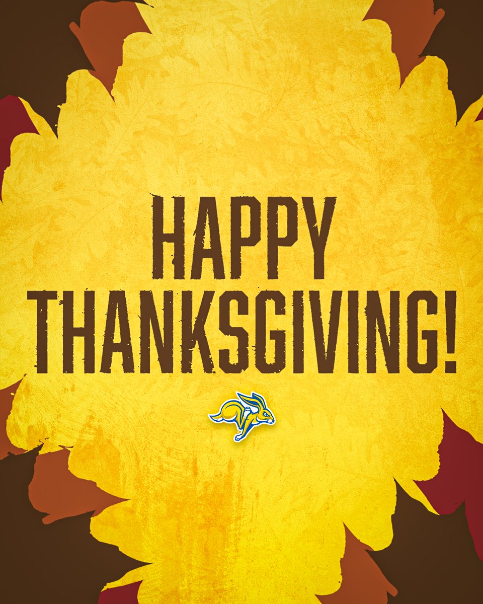 GoJacksFB's tweet photo. 𝐇𝐚𝐩𝐩𝐲 𝐓𝐡𝐚𝐧𝐤𝐬𝐠𝐢𝐯𝐢𝐧𝐠! 🦃

#GoJacks 🐰🏈 https://t.co/TIcGnCHOFW