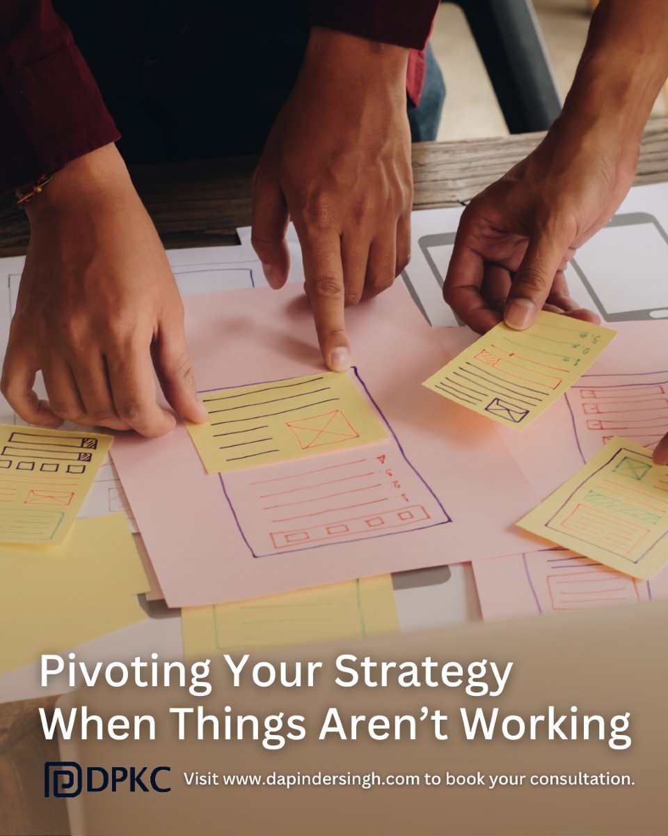 dpsinghkc's tweet image. A common mistake in strategic planning is stubbornness.
Regularly assess the results of your strategy, and if it’s not yielding the desired outcomes, pivot.
A small course correction can lead to a significant breakthrough.
#strategicplanning #businessstrategist #legaladvisor
