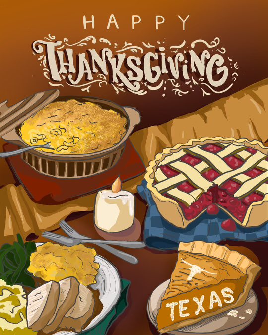 Happy Thanksgiving, y’all 🤘

#HookEm