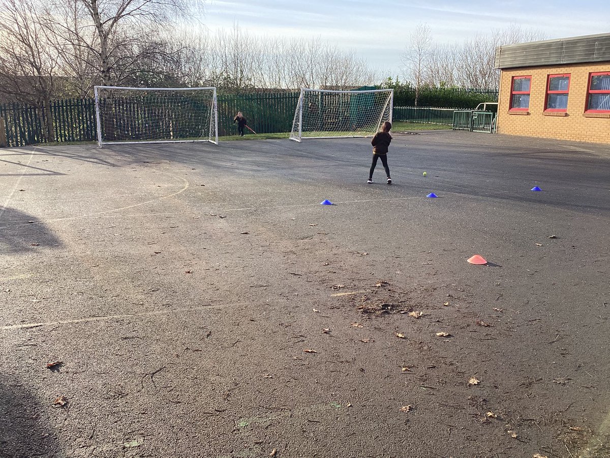 We have combined all of our hockey skills from the term to dribble and shoot. #StHerbertsPE