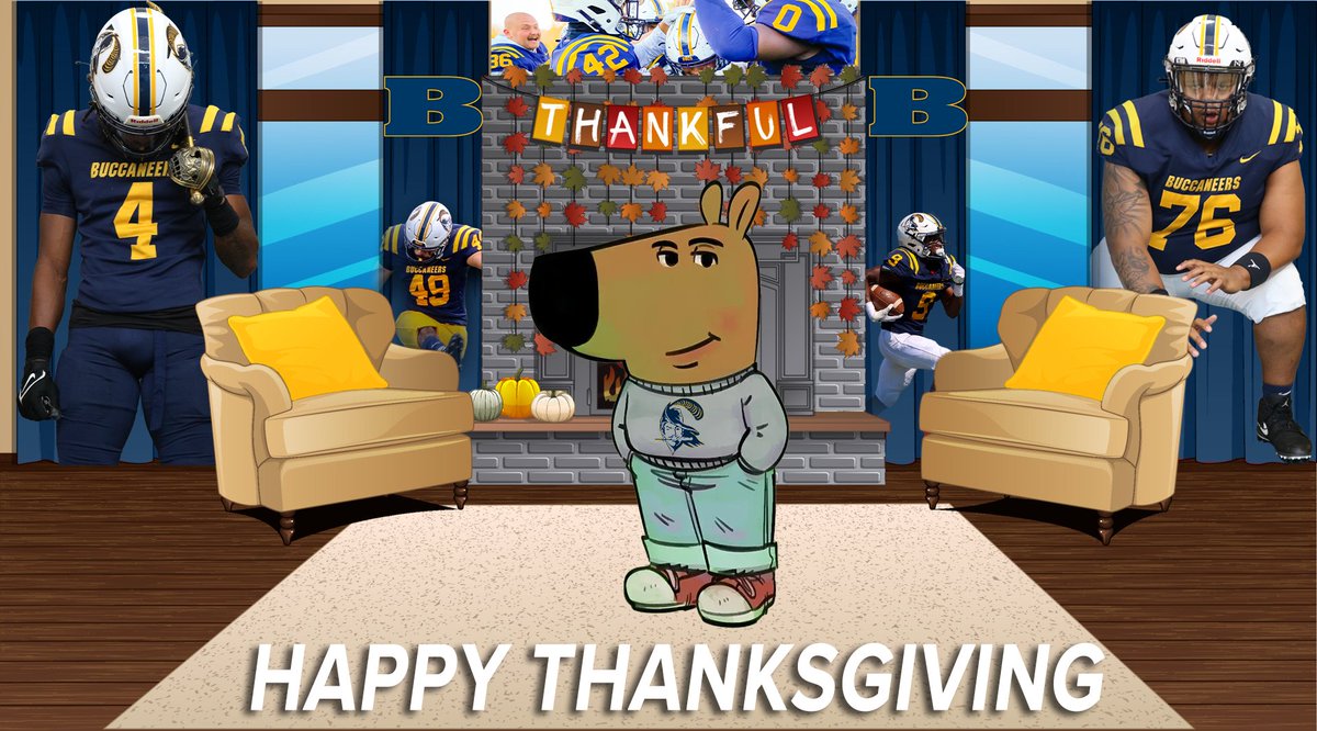 Happy Thanksgiving, featuring a few chill guys! #GoBucsWIN